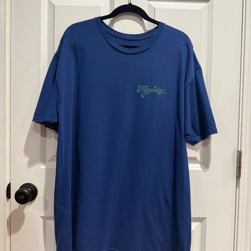 Macadelic Blue Short Sleeve Men's Tee